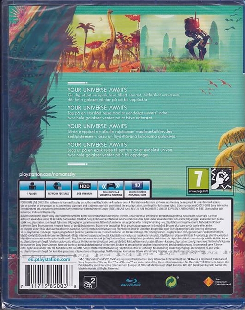 No Mans Sky - PS4 (A Grade) (Genbrug)